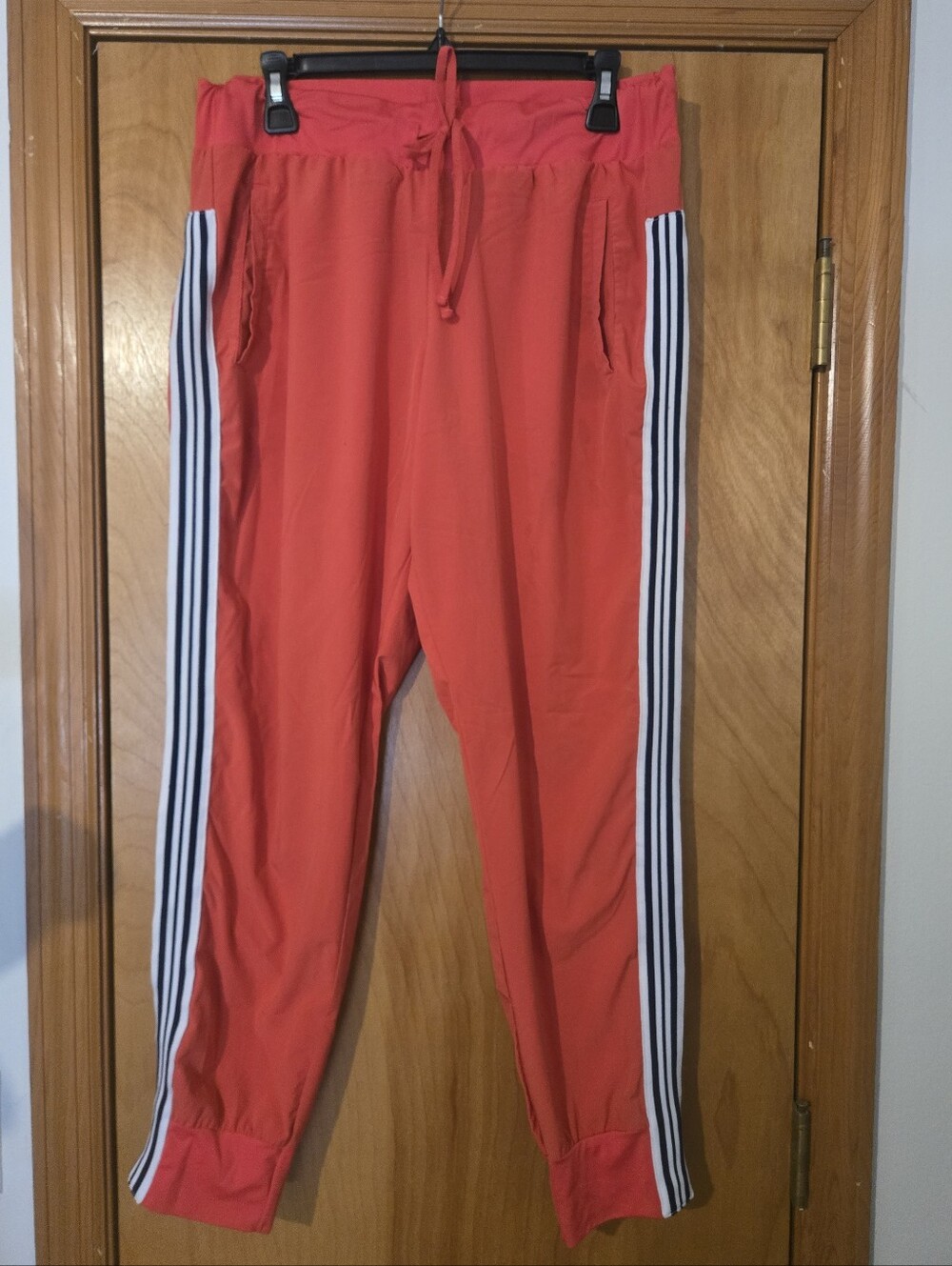 Avia Coral Track Joggers with Black and White Side Stripes Size L